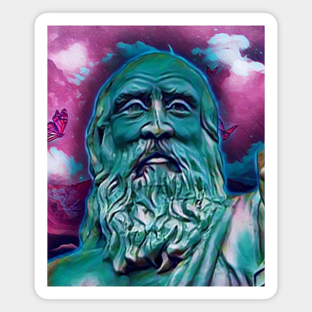 Diogenes Portrait | Diogenes Artwork 5 Magnet by JustLit